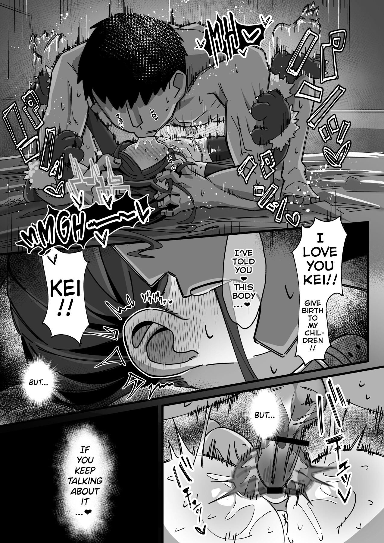 Hentai Manga Comic-A Story About Serious, Wild Breeding Sex With Kei.-Read-18